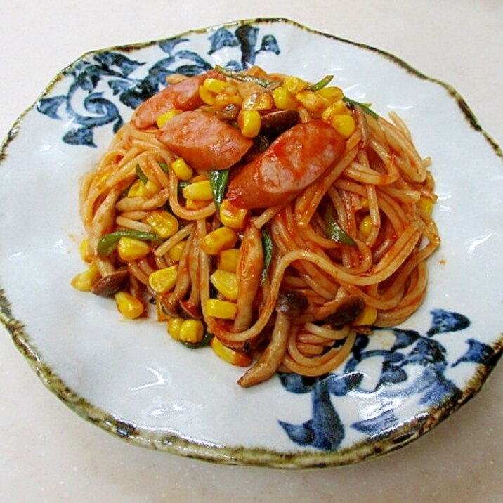 *昔懐かしナポリタンスパゲッティ*